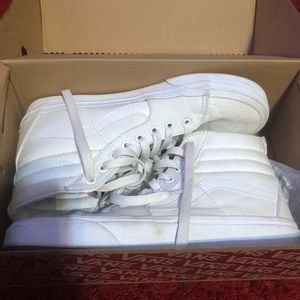 White High Top Vans